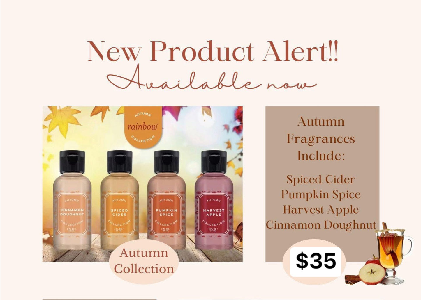Rainbow Vacuum Autumn Fragrance - Single 2 oz Mix or Match Genuine Rainbow Product (Copy)