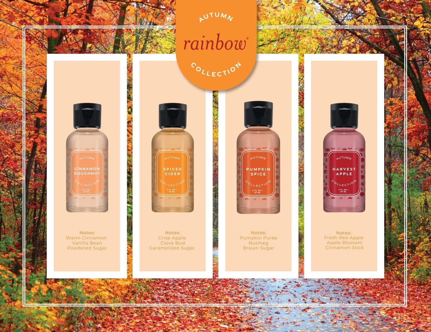 Rainbow Autumn Fragrance 4 pack GENUINE RAINBOW PRODUCT
