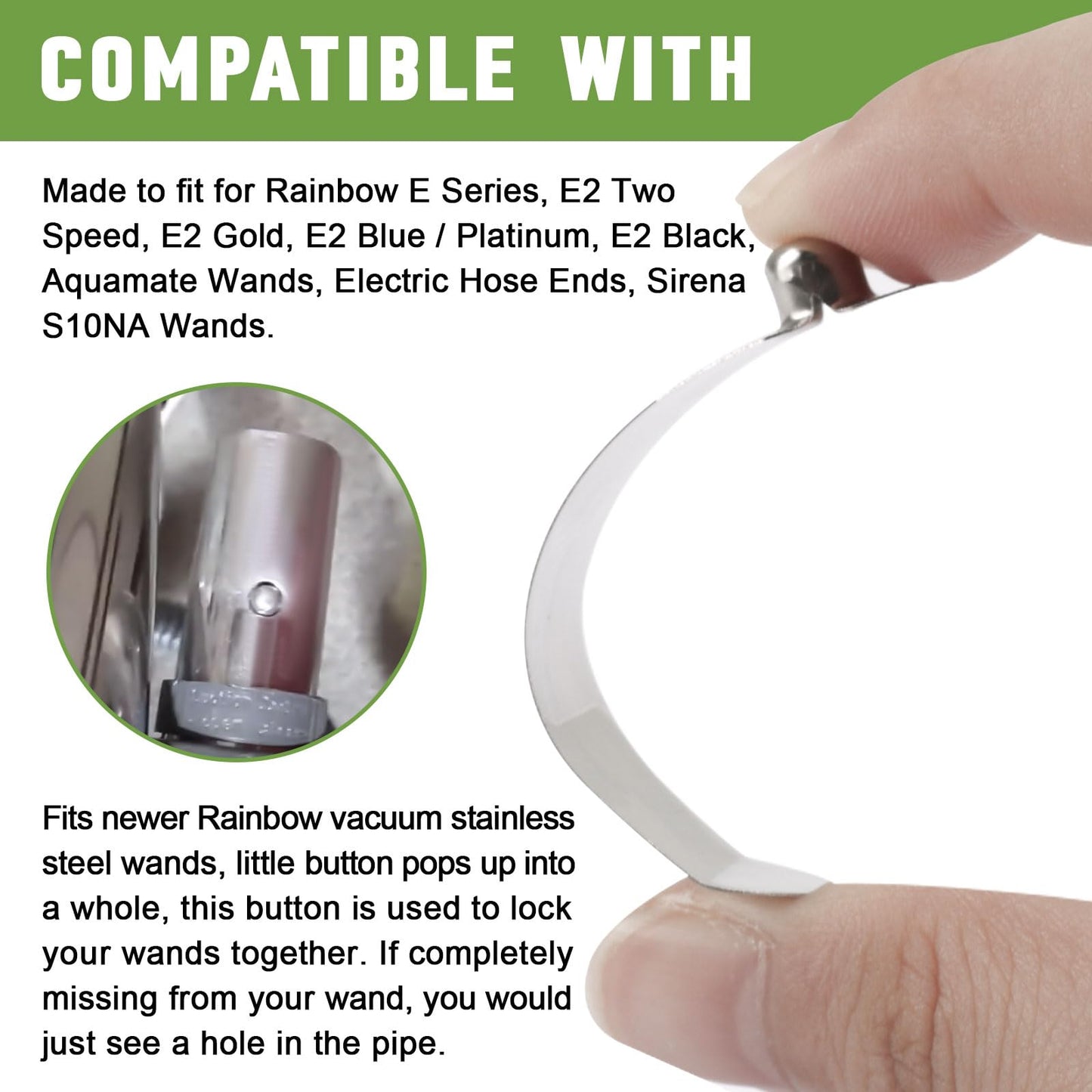 Rainbow Vacuum C-Clips GENUINE RAINBOW PRODUCT